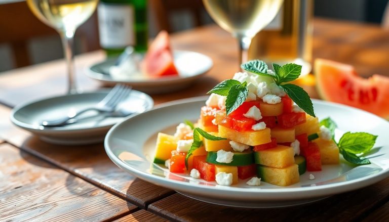 Tartare de concombre, melon et feta à la menthe : la recette fraîcheur qui révolutionne vos apéritifs