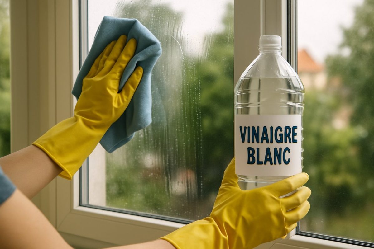 Le vinaigre blanc : votre allié secret pour des vitres impeccables sans produits chimiques