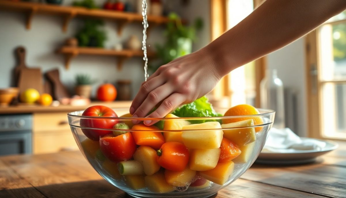 Adieu les pesticides : la méthode simple et naturelle que les gens utilisent pour laver fruits et légumes sans danger