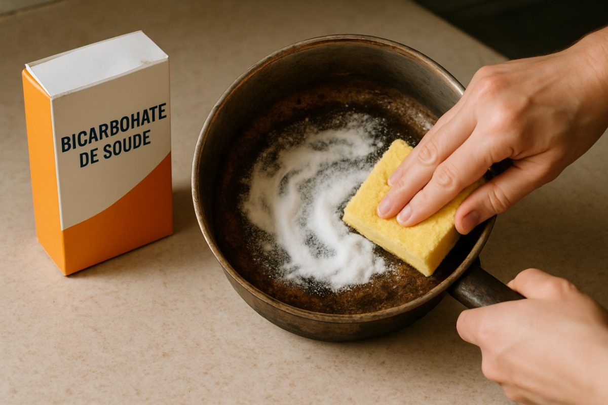 Le bicarbonate de soude : l'astuce miracle pour redonner l'éclat à vos casseroles ternis