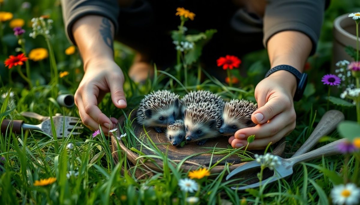 Comment prendre soin des choupissons, bébé du hérisson, au jardin ? 7 conseils de pro !