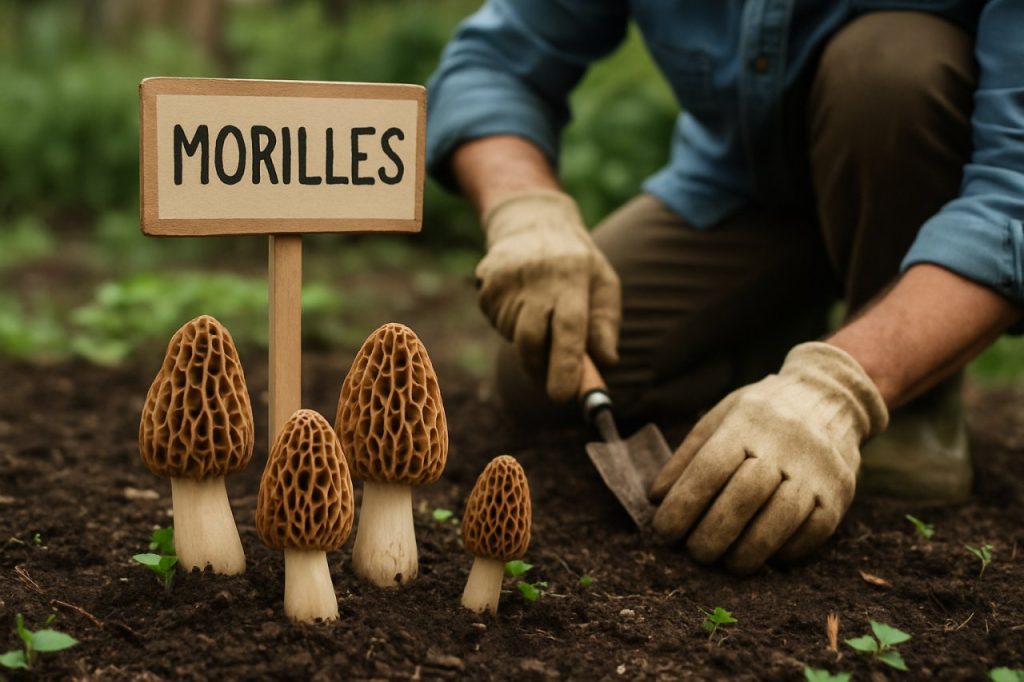 Des morilles dans ton jardin ? Oui, c’est possible. Voici comment les
