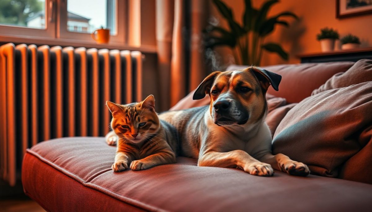 Comment le chauffage domestique perturbe le sommeil de nos animaux de compagnie