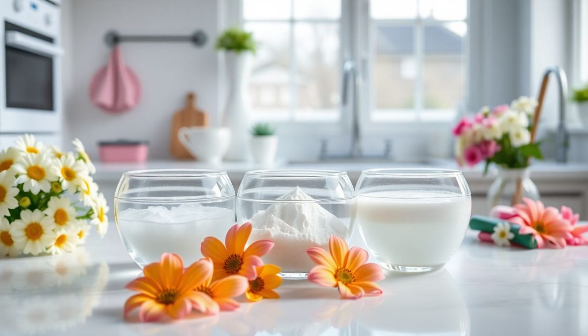 Trois utilisations surprenantes du mélange eau oxygénée, bicarbonate et savon qui vont révolutionner votre ménage