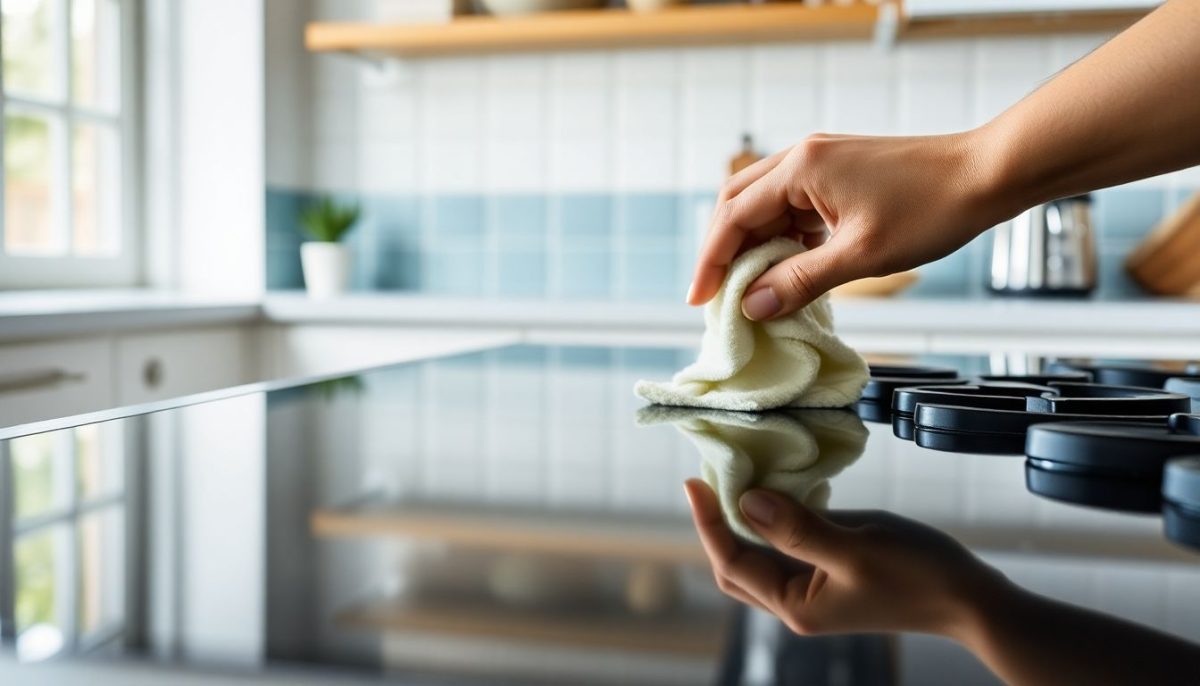 Dites adieu aux taches blanches tenaces : l'astuce rapide et efficace pour des plaques de cuisson éclatantes