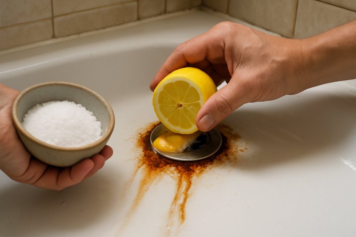Comment éliminer définitivement la rouille de votre salle de bain avec une méthode ancestrale redoutable