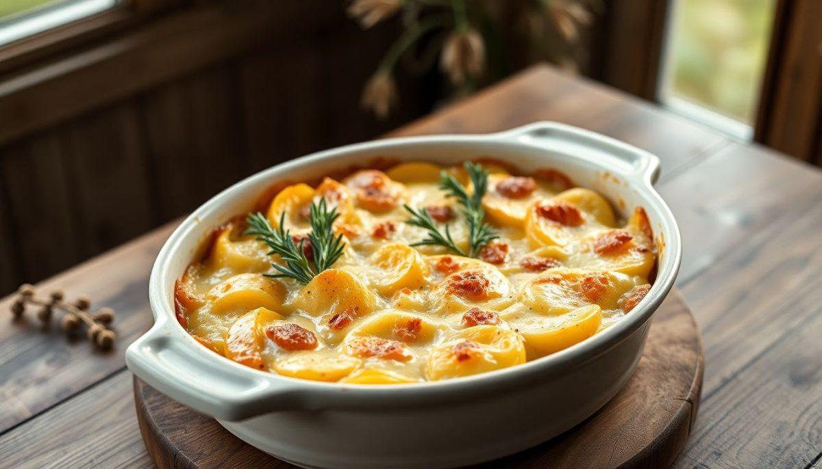 Le gratin d'hiver qui étonne tout le monde : quand le panais fond dans la crème et le romarin au four