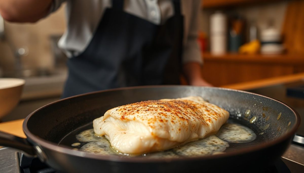 Poisson à la poêle : cette erreur avec la peau fait accrocher votre poisson et l'empêche de croustiller