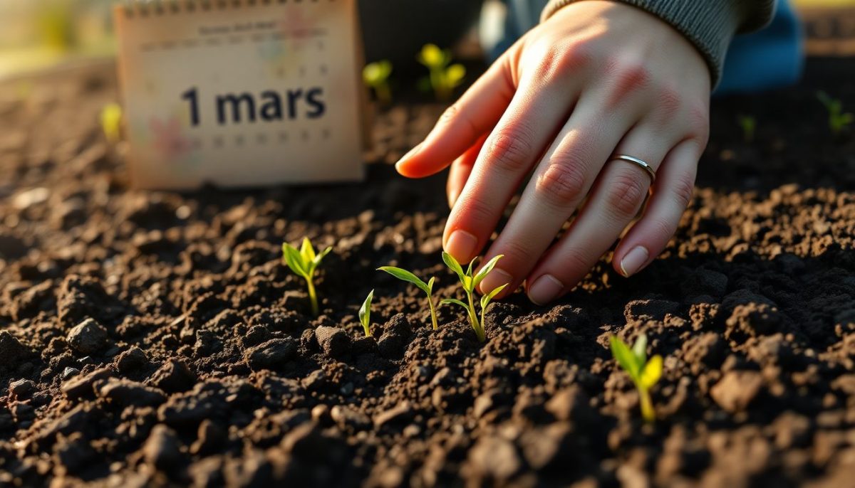 Semer ceci avant le 1er mars garantit une récolte avancée de 3 semaines