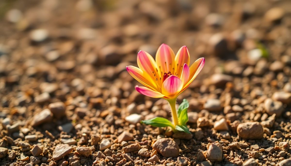 Cette fleur miraculeuse pousse dans le gravier et fleurit 6 mois sans une goutte d'eau