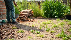 Ce coin du jardin à retravailler maintenant pour éviter les zones sèches cet été