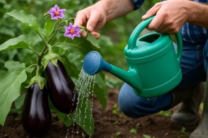 Aubergines : ces erreurs fréquentes avec l’eau et les fleurs bloquent votre récolte sans que vous le sachiez