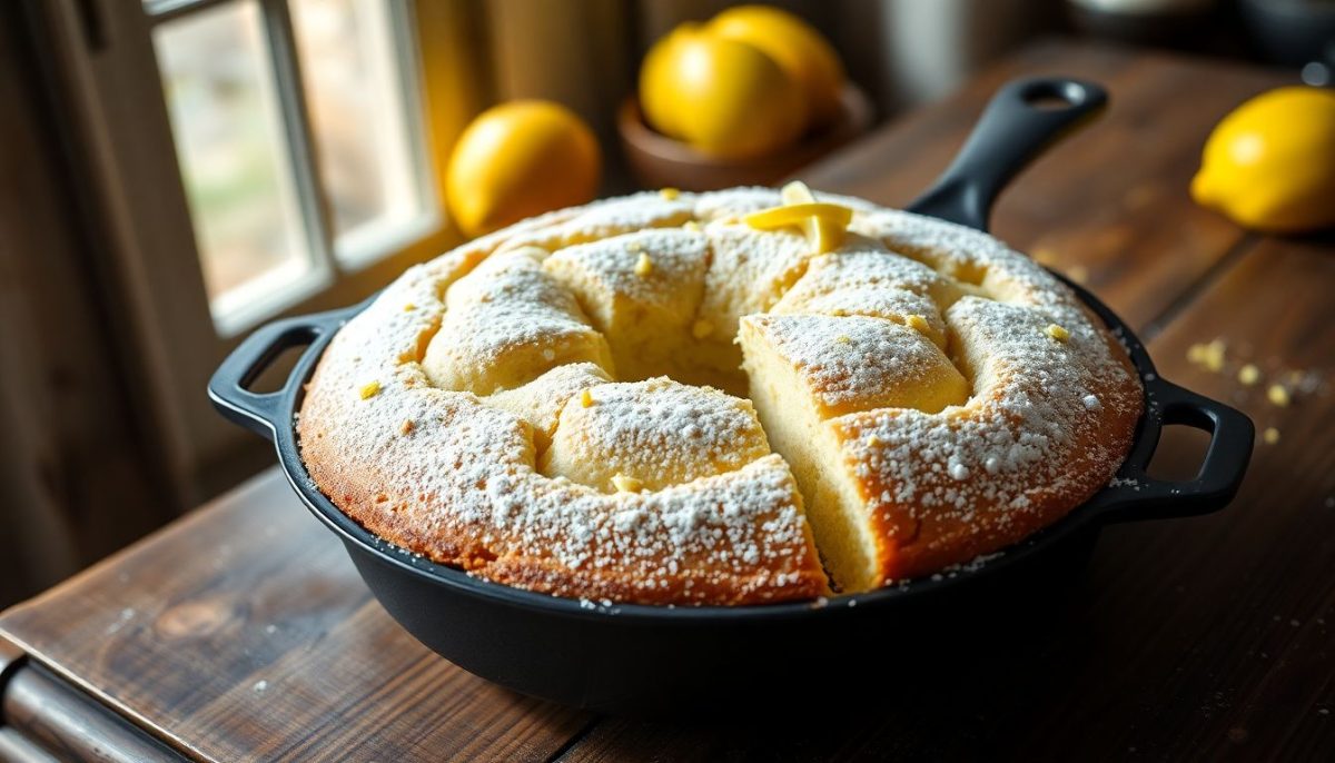 « Je ne pensais pas qu'une poêle pouvait donner ça » : ce moelleux citron-pavot cuit à couvert en 10 minutes a remplacé tous mes gâteaux au four