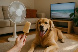 Fortes chaleurs et chien à la maison : les astuces simples pour l&rsquo;occuper sans sortir