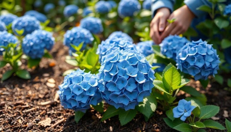 Hortensias bleus : terre de bruyère, marc de café, écorce de pin... les secrets des jardiniers pour obtenir une couleur intense