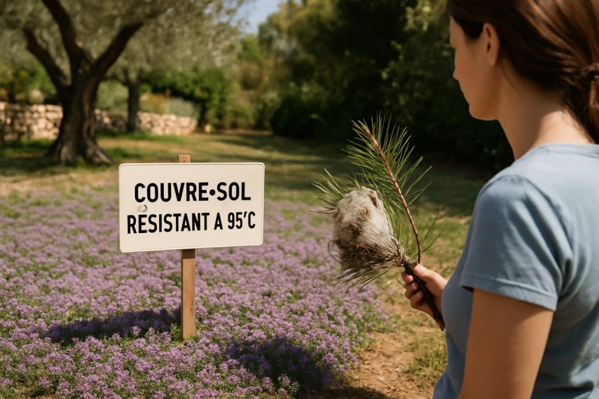 En Provence, ce couvre-sol résiste à 35°C, remplace le gazon et éloigne les chenilles processionnaires sans aucun traitement