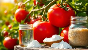 Tomates plus grosses et plus savoureuses : 3 cuillères de bicarbonate dans l'eau et tout change