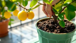 Citronnier en pot : le geste vital pour sauver la motte quand l'eau ruisselle sans hydrater