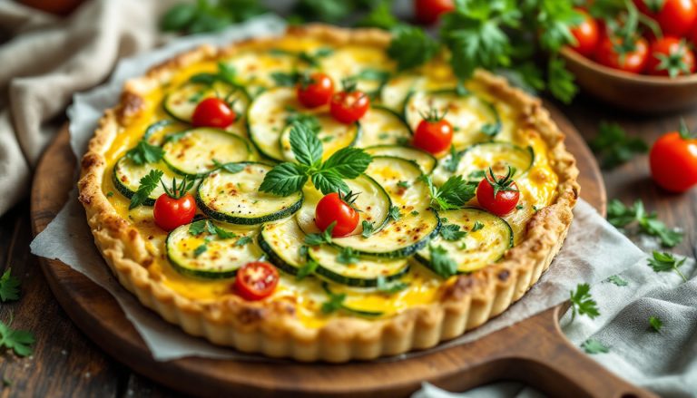 Cette tarte aux courgettes sans pâte est le dîner parfait quand il fait trop chaud pour allumer le four longtemps