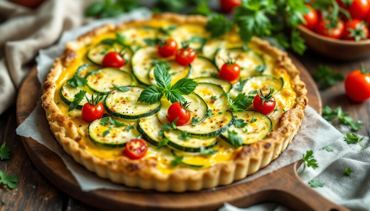 Cette tarte aux courgettes sans pâte est le dîner parfait quand il fait trop chaud pour allumer le four longtemps