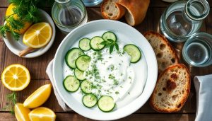 Concombres, yaourt et herbes fraîches : le dîner froid prêt en 10 minutes sans allumer le four