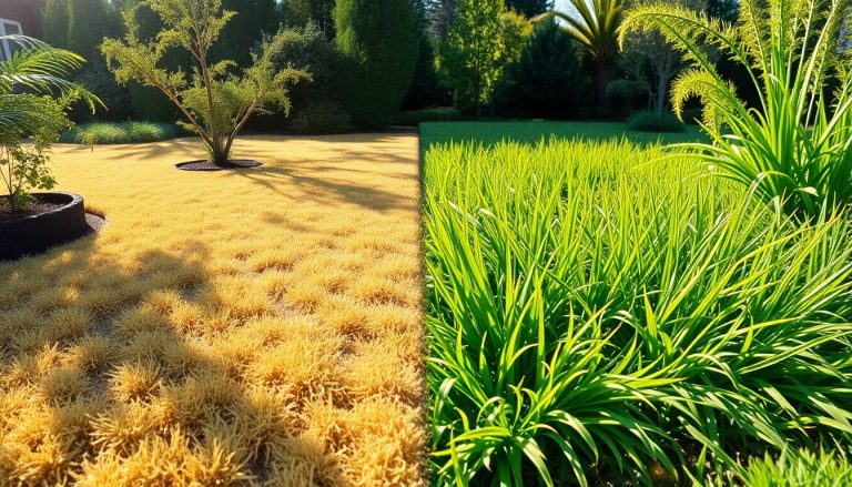 Pelouse jaune en été : pourquoi le gazon alternatif résiste à la sécheresse sans arrosage intensif