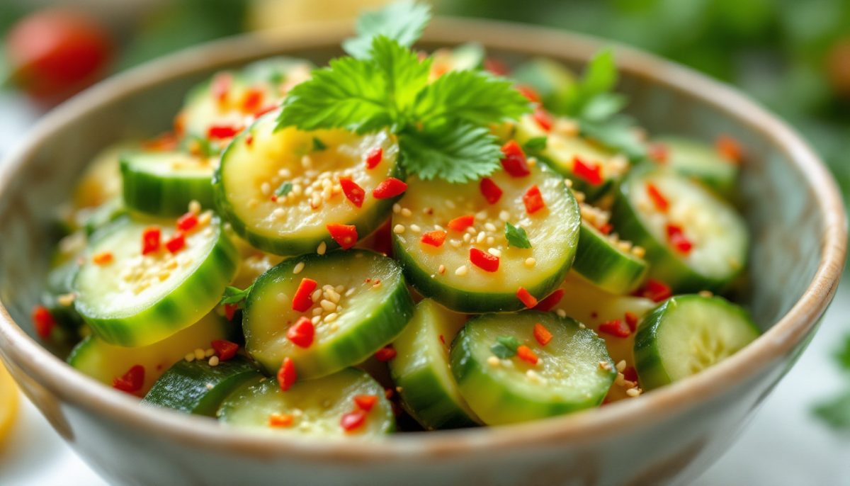 Trop de concombres au jardin ? Cette préparation asiatique les transforme en légumes croquants, relevés et totalement addictifs