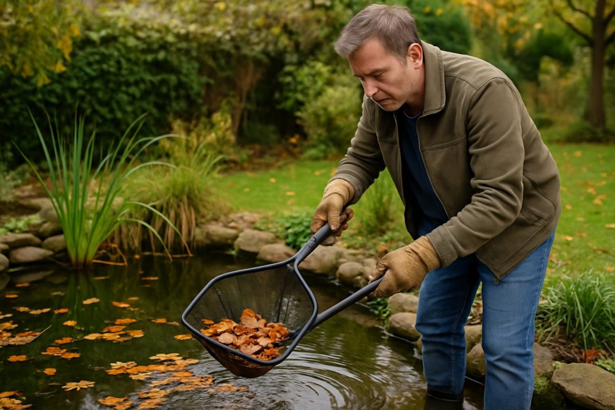 Bassin de jardin : le geste de septembre qui évite bien des problèmes quand les feuilles commencent à tomber