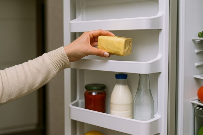 Ranger le beurre dans la porte du frigo : l'erreur que font presque tous les Français selon les experts