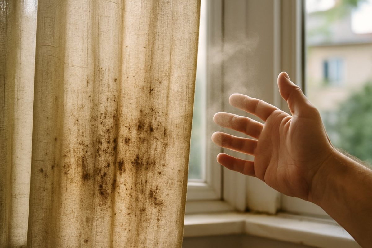 Rideaux sales en fin d'été : ce qu'ils font vraiment à l'air que vous respirez chez vous