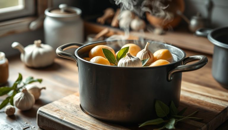 Pommes de terre bouillies : deux feuilles de laurier et une gousse d'ail dans l'eau changent vraiment tout
