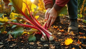 Rhubarbe en octobre : le geste simple qui peut quadrupler votre récolte l'année prochaine