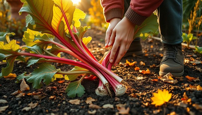 Rhubarbe en octobre : le geste simple qui peut quadrupler votre récolte l'année prochaine