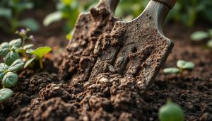 Terre qui colle aux outils après la pluie : travailler le potager sans détruire sa structure